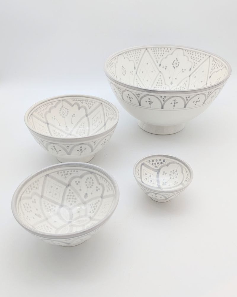 Keramik skål 12,16,20,27cm