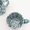 Mugg Prickig Turkos- handtag