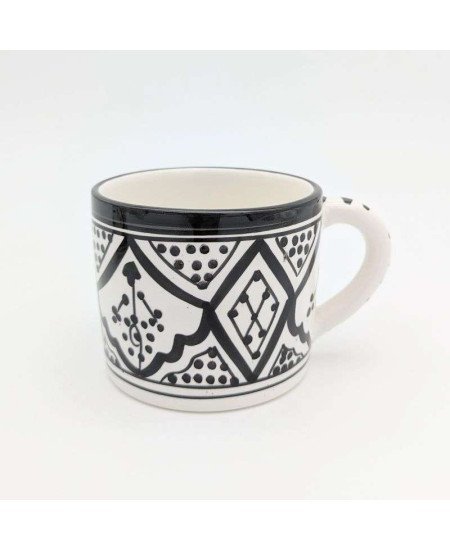 Mugg klassisk Svart- handtag
