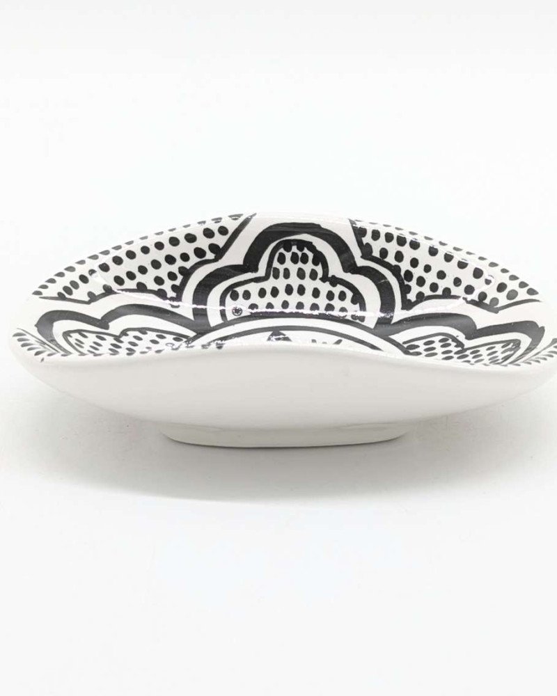 Tvålkopp Mönstrade -Svart