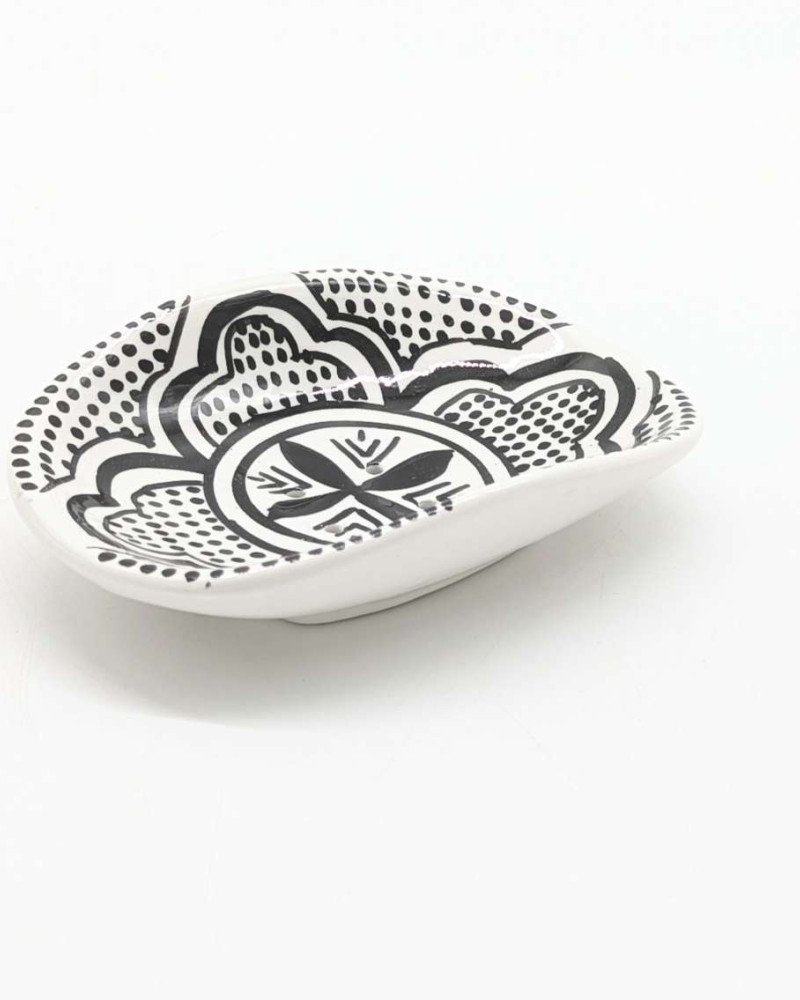 Tvålkopp Mönstrade -Svart