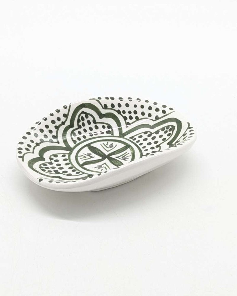 Tvålkopp Mönstrade -Grön