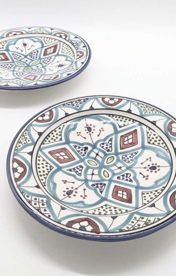 Keramik fat multi-turkos-22,27,35,40 cm Keramik fat multi-turkos-22,27,35,40 cm