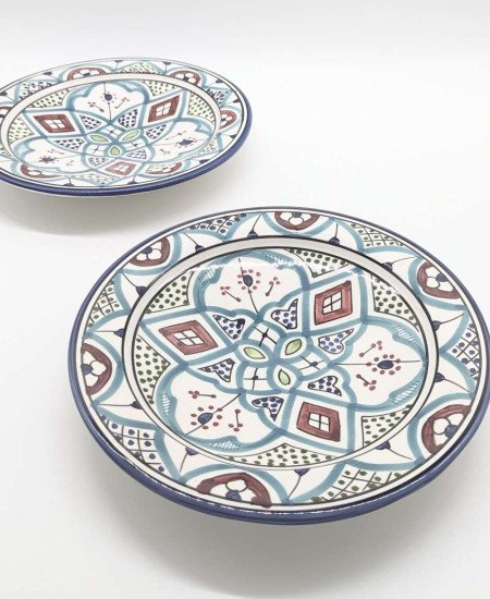 Keramik fat multi-turkos-22,27,35,40 cm