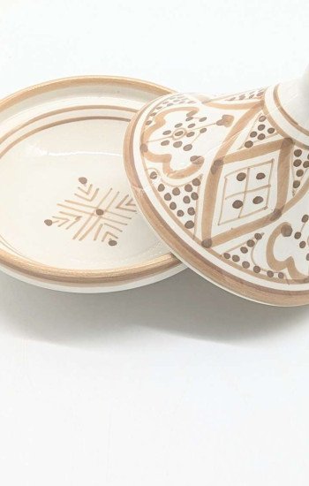 Tagine mönstrad  -Beige15cm Tagine mönstrad  -Beige15cm