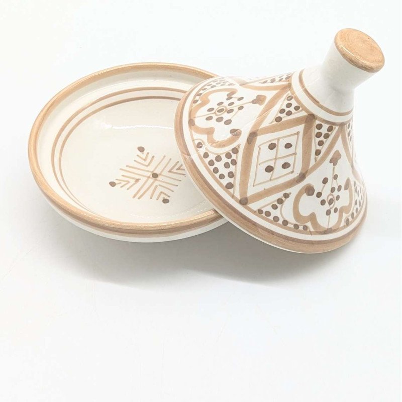 Tagine mönstrad  -Beige15cm