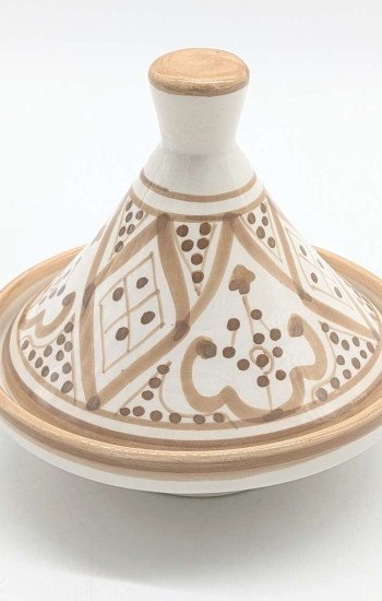 Tagine mönstrad  -Beige15cm Tagine mönstrad  -Beige15cm