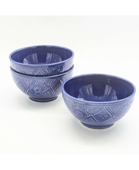 bowl engraved -blue 12-16-20-25cm