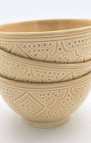 Skål graverade- Sand 12-15-20-25cm Skål graverade- Sand 12-15-20-25cm