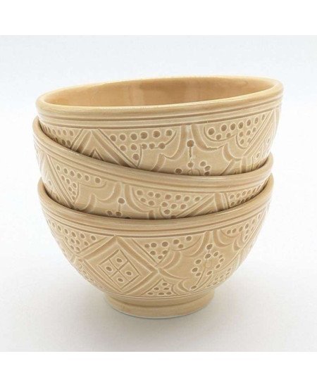 bowl engraved -Sand 12-15-20-25cm bowl engraved -Sand 12-15-20-25cm