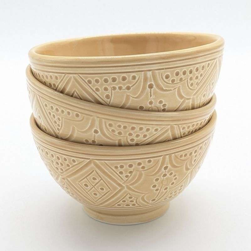 Skål graverade- Sand 12-15-20-25cm Skål graverade- Sand 12-15-20-25cm