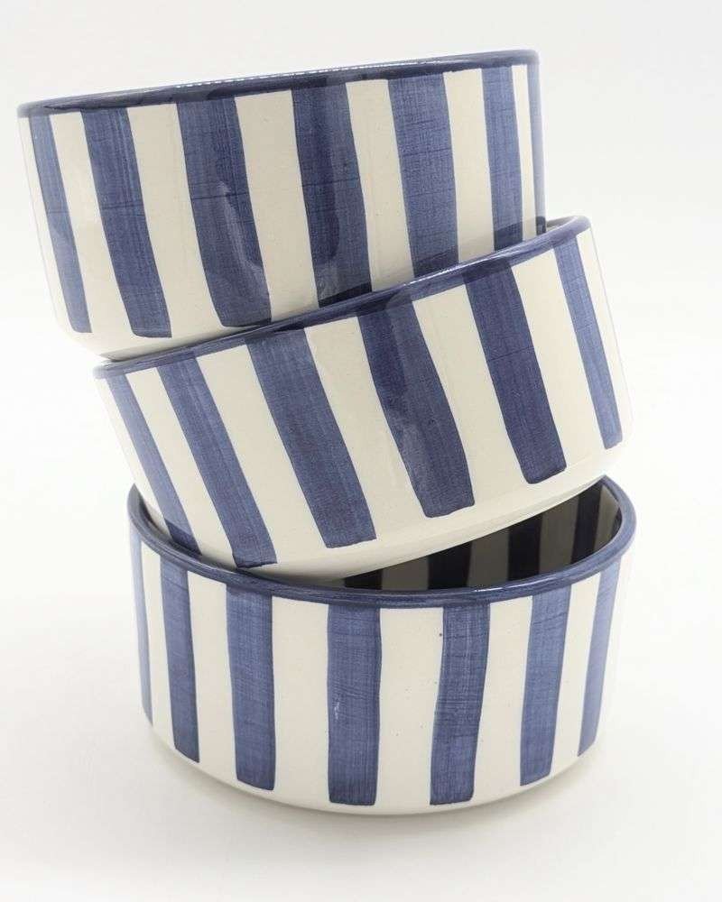 Rund djup skål Blå-15-18-25cm Rund djup skål Blå-15-18-25cm