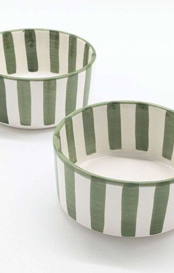 Rund djup skål Grön-15-18-25cm Rund djup skål Grön-15-18-25cm