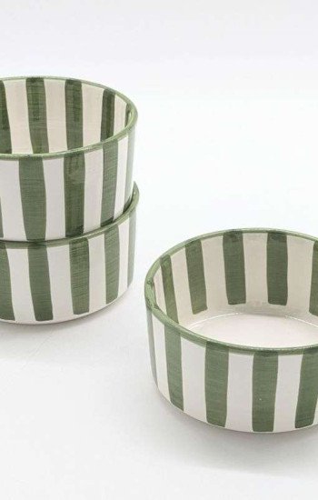 Rund djup skål Grön-15-18-25cm Rund djup skål Grön-15-18-25cm