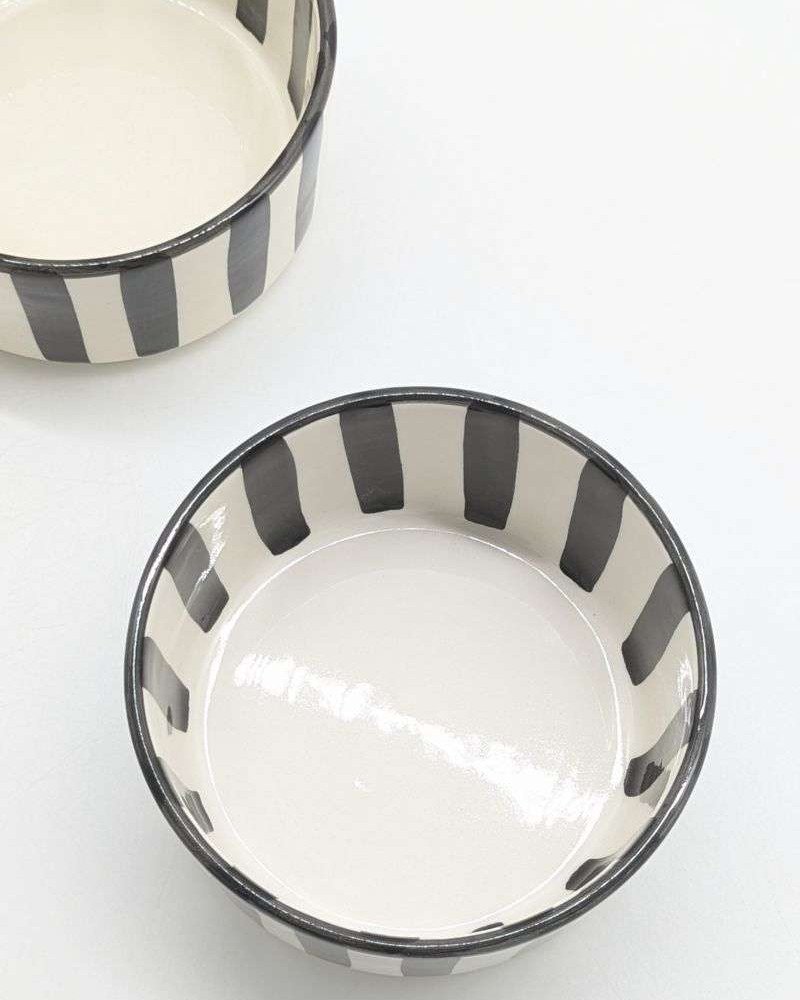 Rund djup skål Svart-15-18-25cm Rund djup skål Svart-15-18-25cm