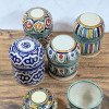 Keramikburkar i 5-Pack (Mixade Mönster)