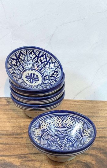 Handgjorda Keramikskålar i 5-Pack 17cm Handgjorda Keramikskålar i 5-Pack 17cm