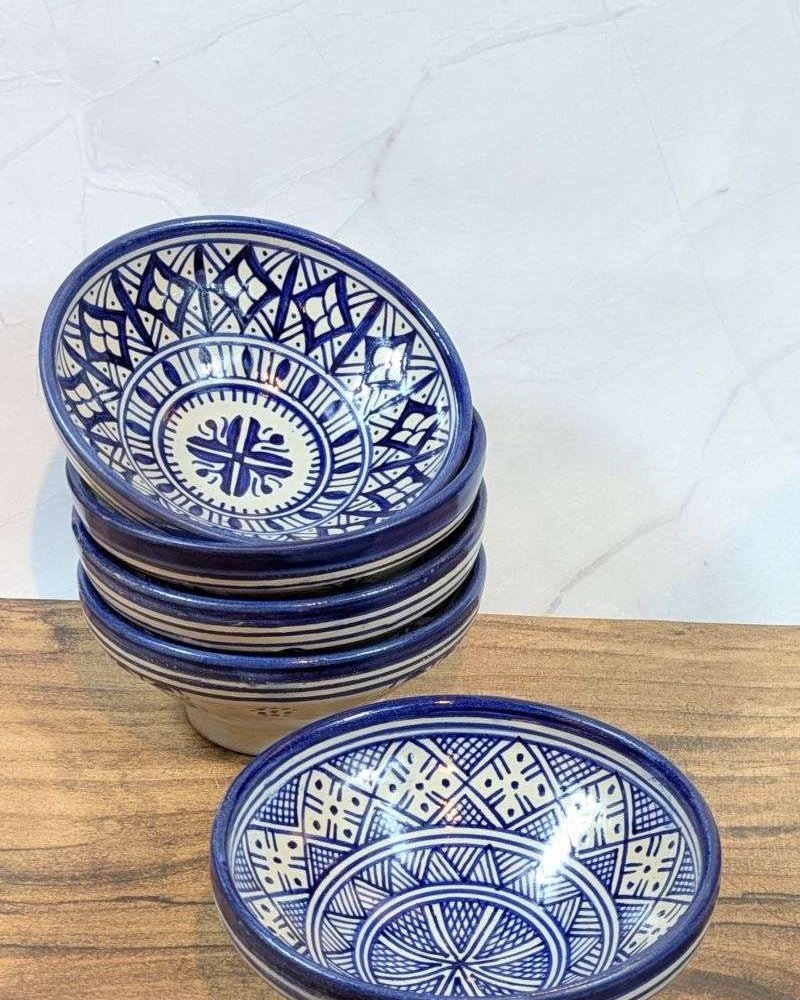 Handgjorda Keramikskålar i 5-Pack 17cm Handgjorda Keramikskålar i 5-Pack 17cm