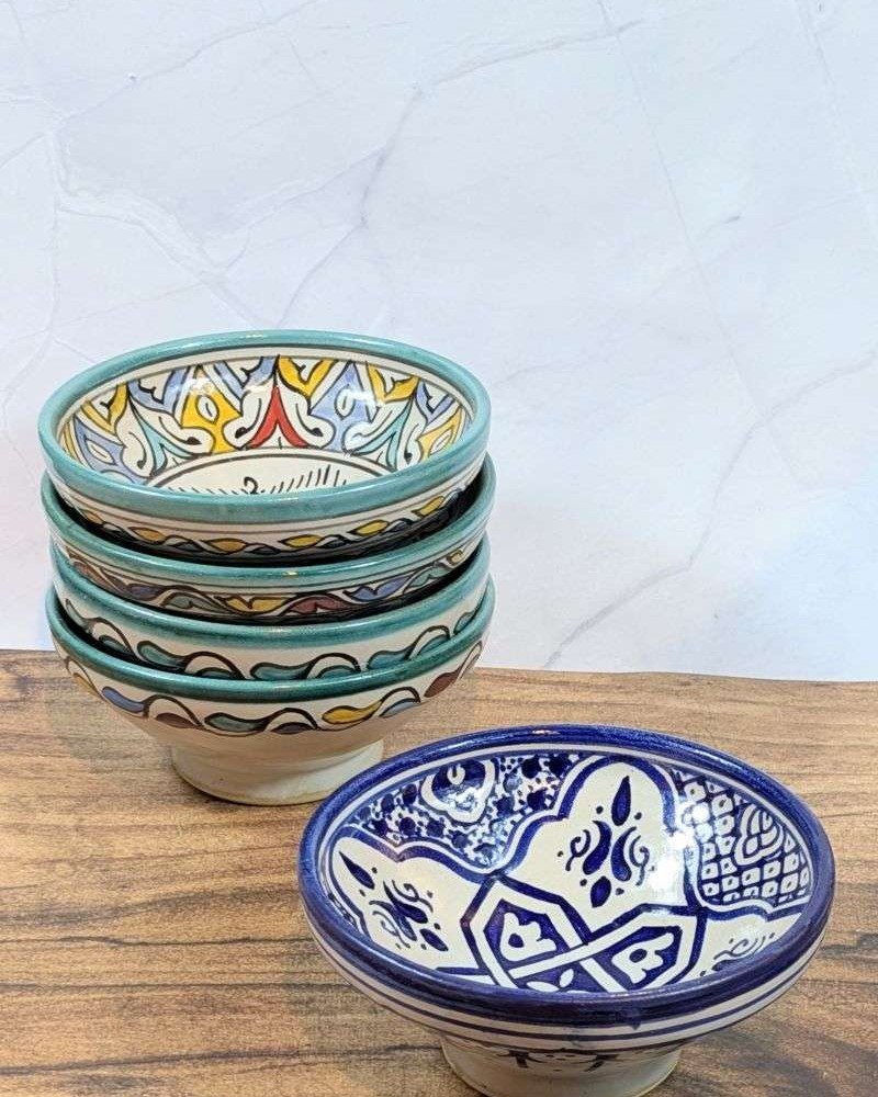 Handgjorda Keramikskålar i 5-Pack 17cm Handgjorda Keramikskålar i 5-Pack 17cm