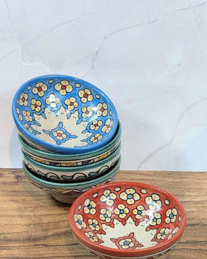 Handgjorda Keramikskålar i 5-Pack 17cm Handgjorda Keramikskålar i 5-Pack 17cm