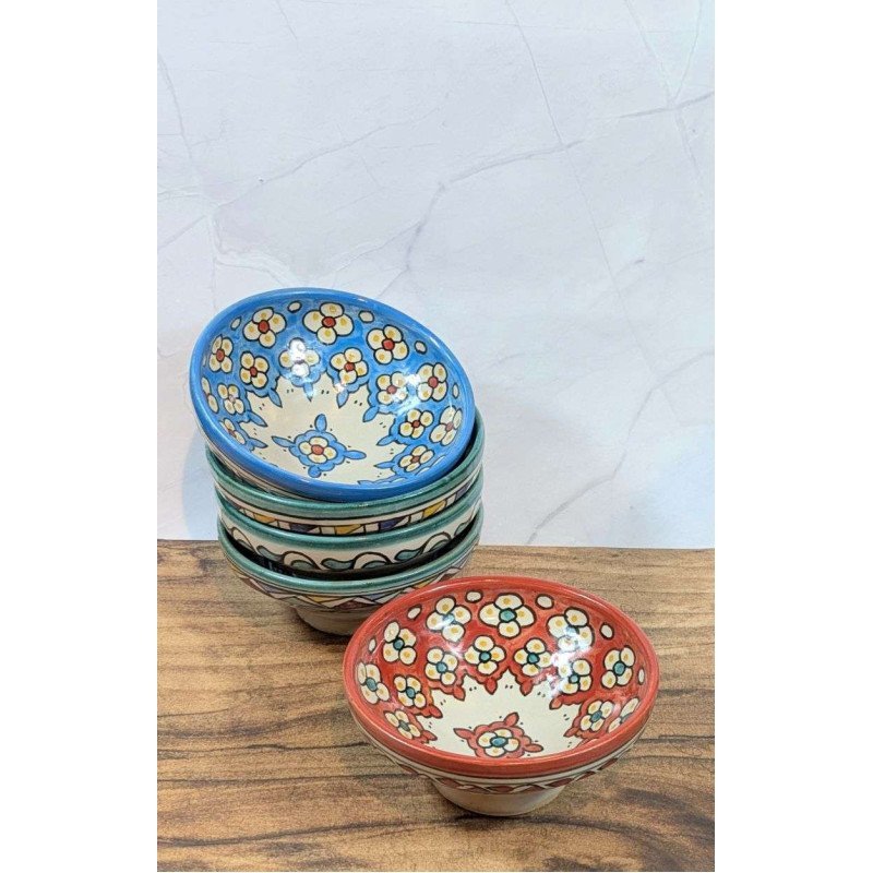 Handgjorda Keramikskålar i 5-Pack 17cm