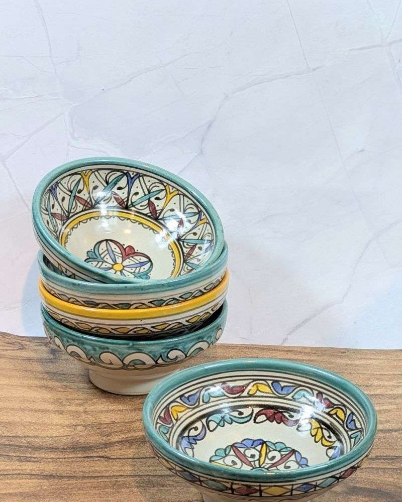 Handgjorda Keramikskålar i 5-Pack 17cm Handgjorda Keramikskålar i 5-Pack 17cm