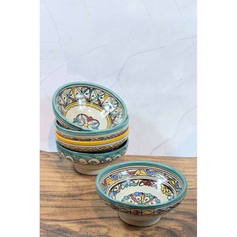 Handgjorda Keramikskålar i 5-Pack 17cm