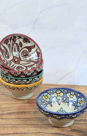 Handgjorda Keramikskålar i 5-Pack 13cm Handgjorda Keramikskålar i 5-Pack 13cm