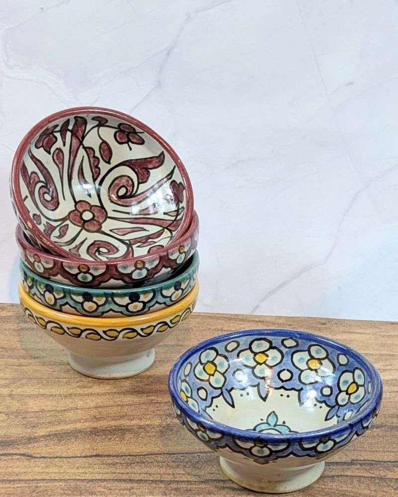 Handgjorda Keramikskålar i 5-Pack 13cm Handgjorda Keramikskålar i 5-Pack 13cm