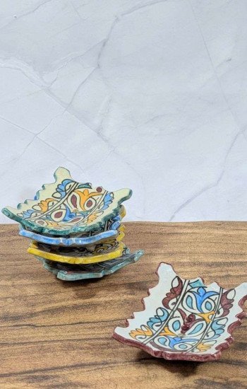 Handgjorda Tvålfat (Tvålkoppar) 5-Pack-Fyrkant Handgjorda Tvålfat (Tvålkoppar) 5-Pack-Fyrkant