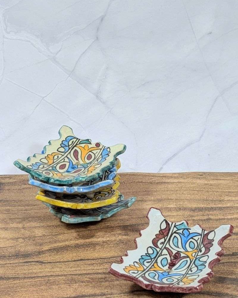 Handgjorda Tvålfat (Tvålkoppar) 5-Pack-Fyrkant Handgjorda Tvålfat (Tvålkoppar) 5-Pack-Fyrkant