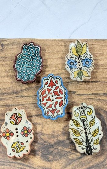 Handgjorda Tvålfat (Tvålkoppar) 5-Pack-Blad Handgjorda Tvålfat (Tvålkoppar) 5-Pack-Blad