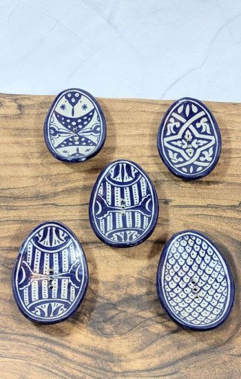 Handgjorda Tvålfat (Tvålkoppar) 5-Pack-Oval Handgjorda Tvålfat (Tvålkoppar) 5-Pack-Oval