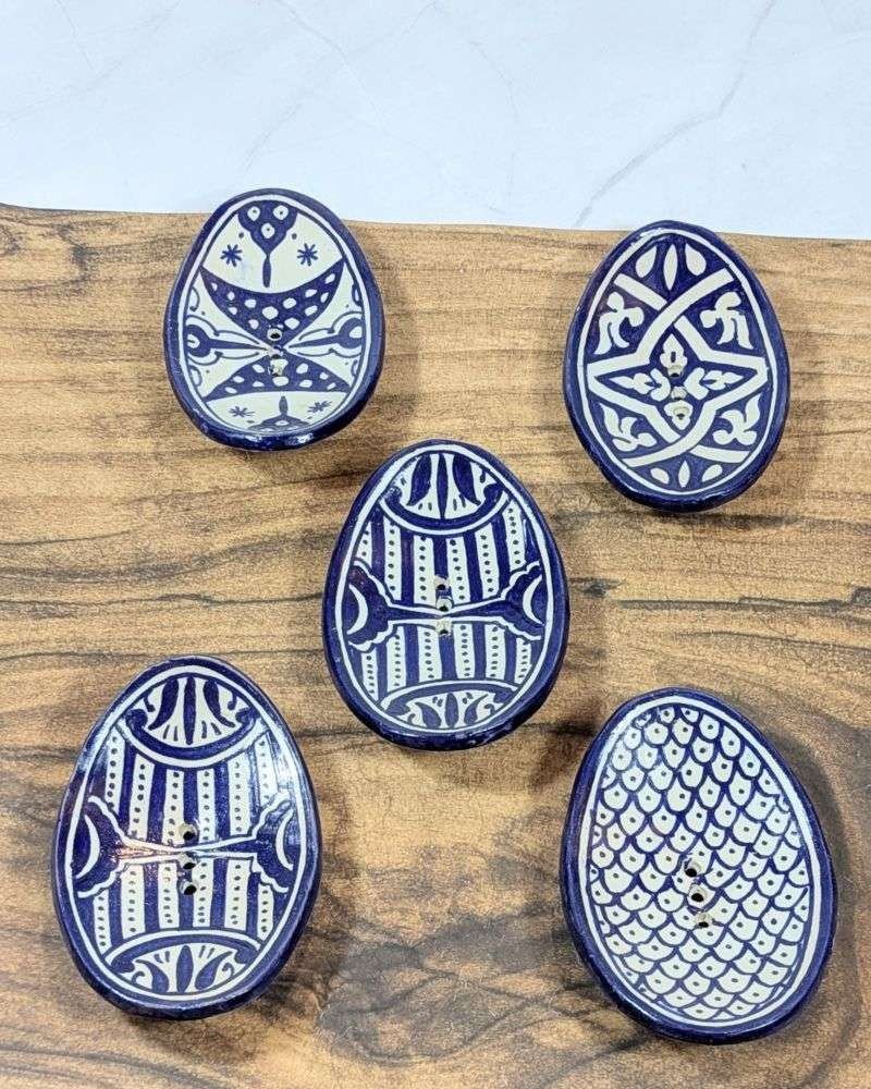 Handgjorda Tvålfat (Tvålkoppar) 5-Pack-Oval Handgjorda Tvålfat (Tvålkoppar) 5-Pack-Oval