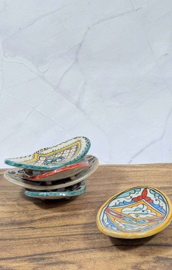 Handgjorda Tvålfat (Tvålkoppar) 5-Pack-Oval Handgjorda Tvålfat (Tvålkoppar) 5-Pack-Oval