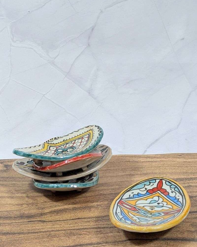 Handgjorda Tvålfat (Tvålkoppar) 5-Pack-Oval Handgjorda Tvålfat (Tvålkoppar) 5-Pack-Oval