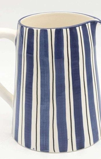 Kanna -Randig Blå lin Kanna -Randig Blå lin