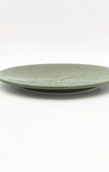 Graverade Tallrik -Grön 26cm Graverade Tallrik -Grön 26cm