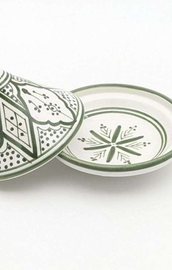 Mellan Tagine mönstrad -Grön15cm Mellan Tagine mönstrad -Grön15cm