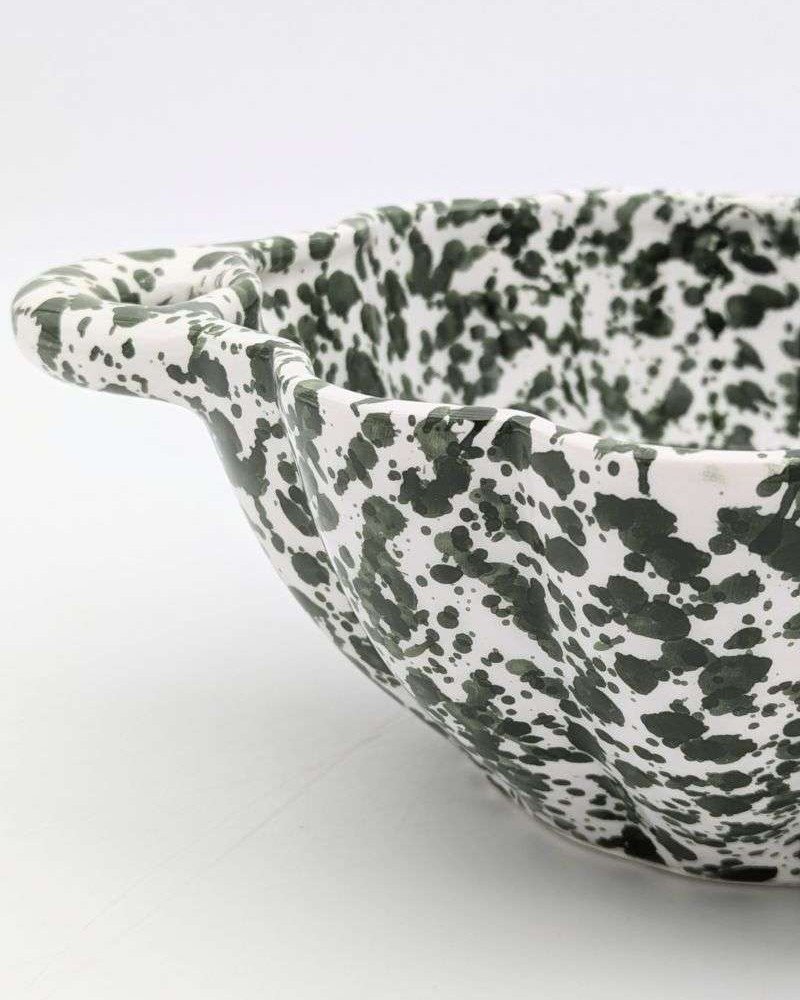 Skål med handtag -Grön Skål med handtag -Grön