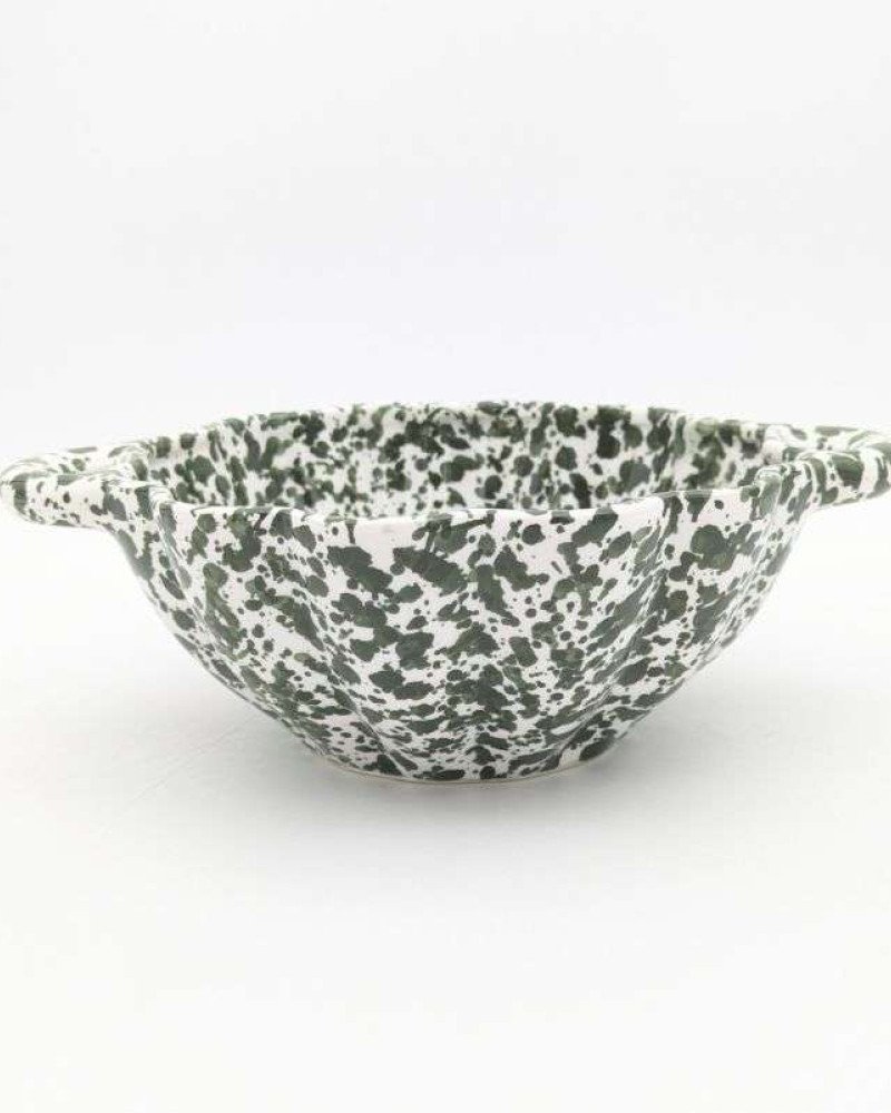 Skål med handtag -Grön Skål med handtag -Grön