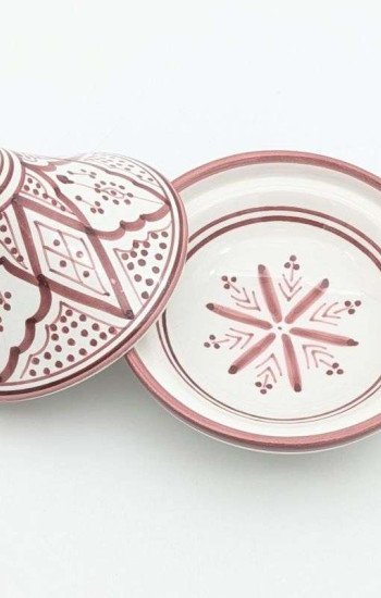 Tagine mönstrad -Hallonrosa15cm Tagine mönstrad -Hallonrosa15cm