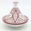Tagine mönstrad -Hallonrosa15cm