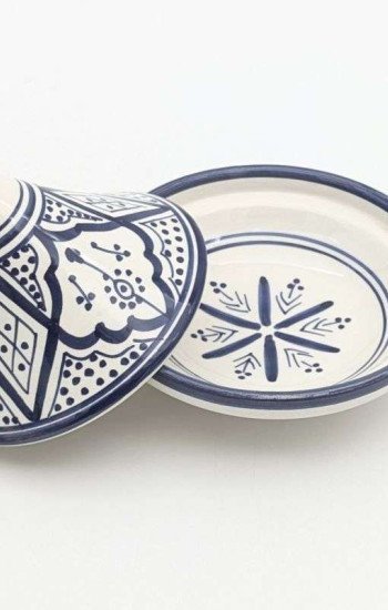 Mellan Tagine mönstrad -Blå15cm Mellan Tagine mönstrad -Blå15cm