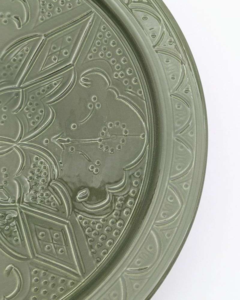 Keramik Fat - Grave grön Ø 35cm Keramik Fat - Grave grön Ø 35cm