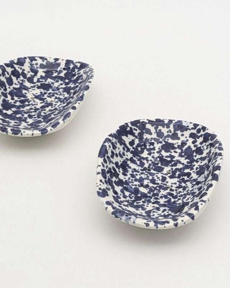 Tvålkopp prickig -Blå