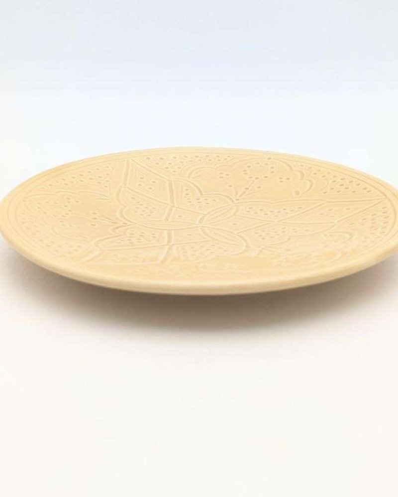 Graverade Tallrik -Sand 26cm Graverade Tallrik -Sand 26cm