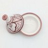 Tagine mönstrad -Hallonrosa 8cm