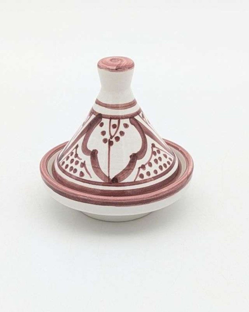 Tagine mönstrad -Hallonrosa 8cm