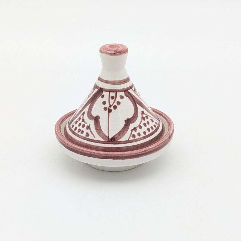 Tagine mönstrad -Hallonrosa 8cm